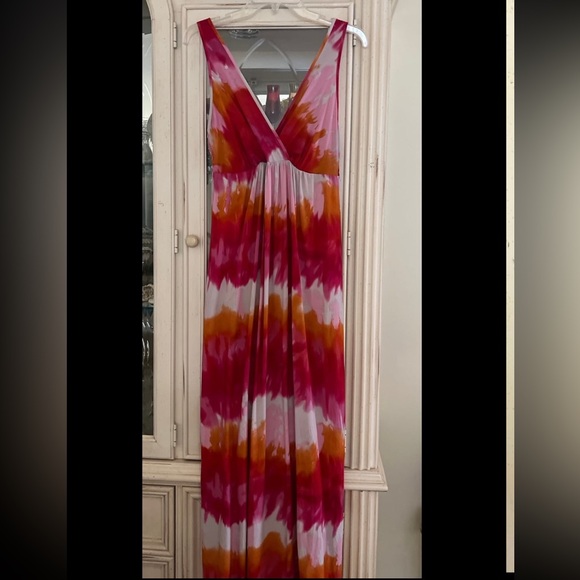 INC beach v-neck Maxi summer dress - Picture 5 of 15